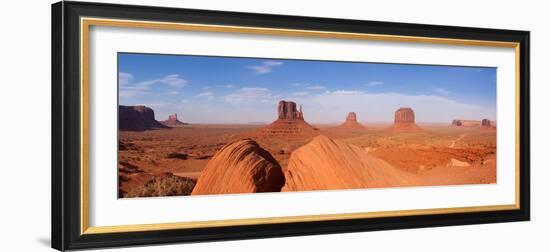 Panorama, USA, Monument Valley-Catharina Lux-Framed Photographic Print