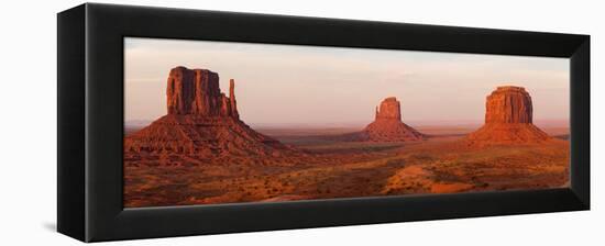 Panorama, USA, Monument Valley-Catharina Lux-Framed Premier Image Canvas