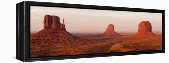 Panorama, USA, Monument Valley-Catharina Lux-Framed Premier Image Canvas