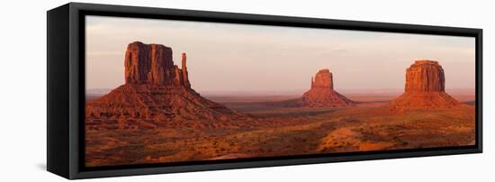 Panorama, USA, Monument Valley-Catharina Lux-Framed Premier Image Canvas