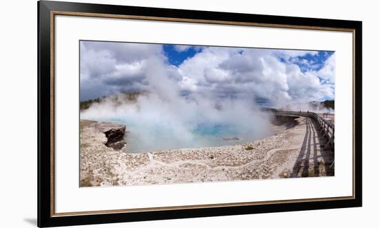 Panorama, USA, Yellowstone National Park, Excelsior Geyser-Catharina Lux-Framed Premium Photographic Print