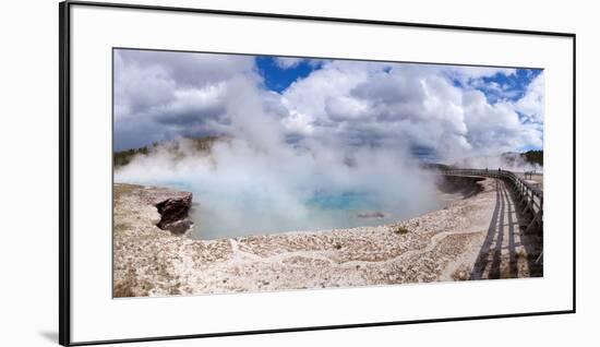 Panorama, USA, Yellowstone National Park, Excelsior Geyser-Catharina Lux-Framed Premium Photographic Print