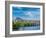 Panorama View of Vltava River and Gradchany (Prague Castle) and St. Vitus Cathedral and Charles Bri-f9photos-Framed Photographic Print