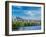 Panorama View of Vltava River and Gradchany (Prague Castle) and St. Vitus Cathedral and Charles Bri-f9photos-Framed Photographic Print
