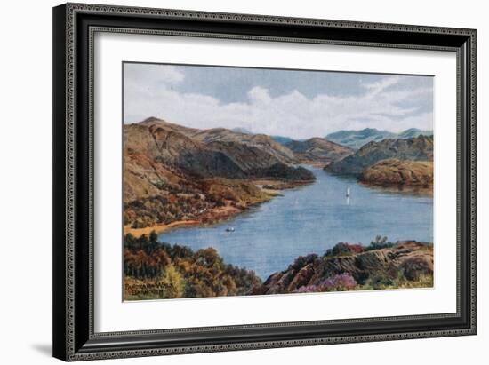 Panorama Walk, Barmouth-Alfred Robert Quinton-Framed Giclee Print