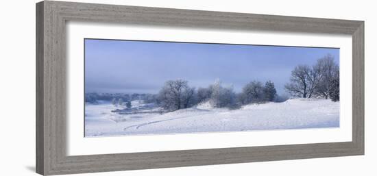 Panorama Winter Dunes-István Nagy-Framed Photographic Print