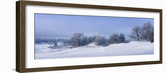 Panorama Winter Dunes-István Nagy-Framed Photographic Print