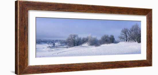 Panorama Winter Dunes-István Nagy-Framed Photographic Print