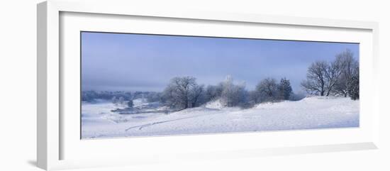 Panorama Winter Dunes-István Nagy-Framed Photographic Print