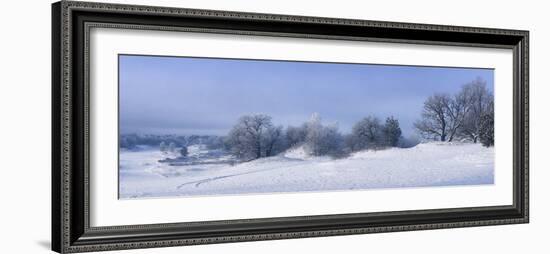 Panorama Winter Dunes-István Nagy-Framed Photographic Print