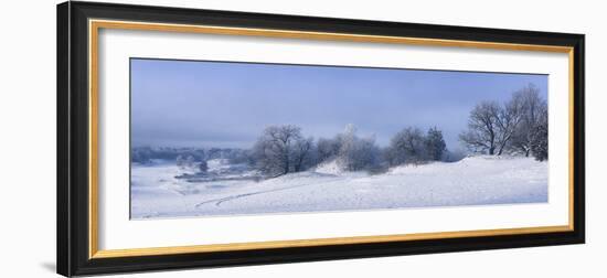 Panorama Winter Dunes-István Nagy-Framed Photographic Print