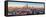 Panoramic aerial view of London City skyline at sunset taken from St. Paul's Cathedral, London-Ed Hasler-Framed Premier Image Canvas