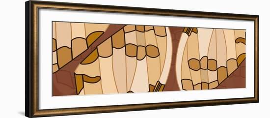 Panoramic Cells-Belen Mena-Framed Giclee Print