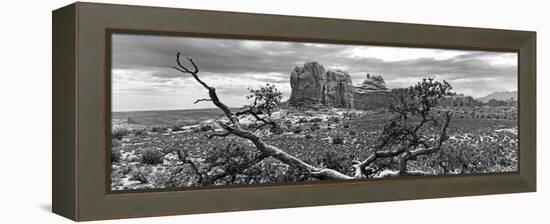 Panoramic Landscape - Arches National Park - Utah - United States-Philippe Hugonnard-Framed Premier Image Canvas