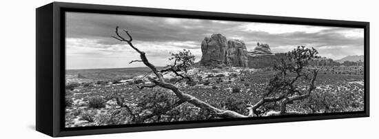 Panoramic Landscape - Arches National Park - Utah - United States-Philippe Hugonnard-Framed Premier Image Canvas