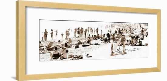 Panoramic Landscape - French beach - France-Philippe Hugonnard-Framed Photographic Print