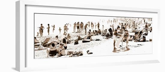 Panoramic Landscape - French beach - France-Philippe Hugonnard-Framed Photographic Print