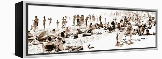 Panoramic Landscape - French beach - France-Philippe Hugonnard-Framed Premier Image Canvas