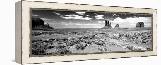 Panoramic Landscape - Monument Valley - Utah - United States-Philippe Hugonnard-Framed Premier Image Canvas
