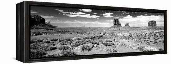 Panoramic Landscape - Monument Valley - Utah - United States-Philippe Hugonnard-Framed Premier Image Canvas