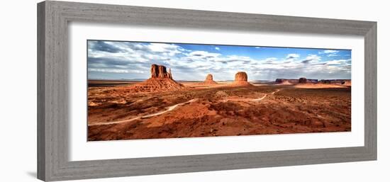 Panoramic Landscape - Monument Valley - Utah - United States-Philippe Hugonnard-Framed Photographic Print