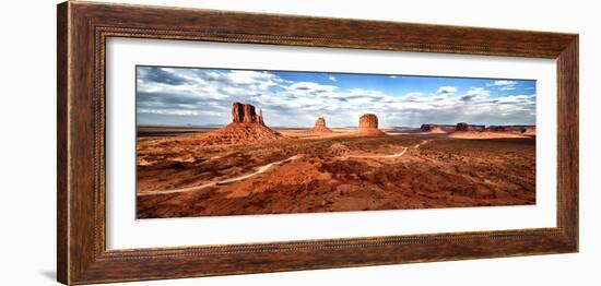 Panoramic Landscape - Monument Valley - Utah - United States-Philippe Hugonnard-Framed Photographic Print