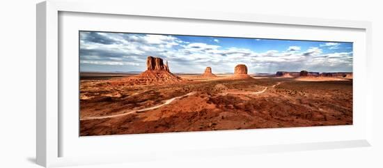 Panoramic Landscape - Monument Valley - Utah - United States-Philippe Hugonnard-Framed Photographic Print