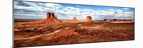 Panoramic Landscape - Monument Valley - Utah - United States-Philippe Hugonnard-Mounted Photographic Print