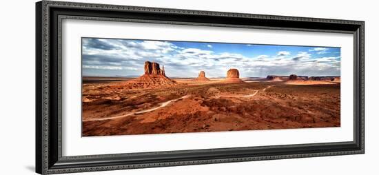 Panoramic Landscape - Monument Valley - Utah - United States-Philippe Hugonnard-Framed Photographic Print