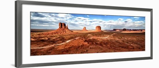 Panoramic Landscape - Monument Valley - Utah - United States-Philippe Hugonnard-Framed Photographic Print