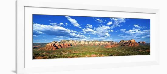 Panoramic Landscape - Thunder Mountains - Sedona - Arizona - United States-Philippe Hugonnard-Framed Photographic Print