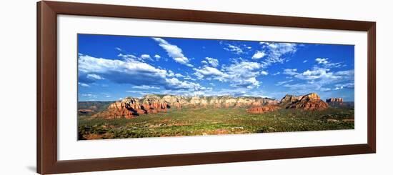 Panoramic Landscape - Thunder Mountains - Sedona - Arizona - United States-Philippe Hugonnard-Framed Photographic Print