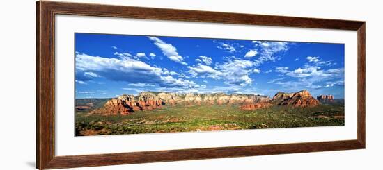 Panoramic Landscape - Thunder Mountains - Sedona - Arizona - United States-Philippe Hugonnard-Framed Photographic Print