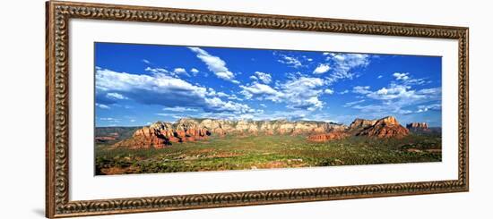 Panoramic Landscape - Thunder Mountains - Sedona - Arizona - United States-Philippe Hugonnard-Framed Photographic Print
