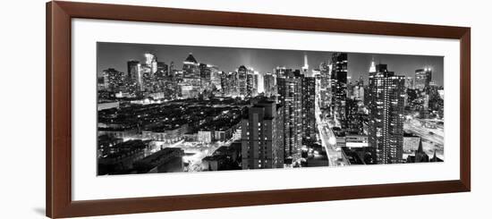 Panoramic Landscape - Times square - Manhattan - New York City - United States-Philippe Hugonnard-Framed Photographic Print