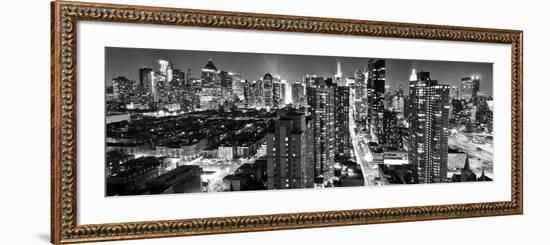 Panoramic Landscape - Times square - Manhattan - New York City - United States-Philippe Hugonnard-Framed Photographic Print