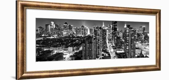 Panoramic Landscape - Times square - Manhattan - New York City - United States-Philippe Hugonnard-Framed Photographic Print