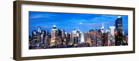 Panoramic Landscape View of Times Square, Skyscrapers View, Midtown Manhattan, NYC, NYC, US, USA-Philippe Hugonnard-Framed Photographic Print