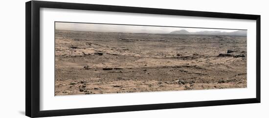 Panoramic Mosaic of Mars Showing a Site Called Rocknest-null-Framed Photographic Print