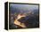 Panoramic Night View of the City, Sarajevo, Bosnia, Bosnia-Herzegovina, Europe-Christian Kober-Framed Premier Image Canvas