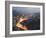 Panoramic Night View of the City, Sarajevo, Bosnia, Bosnia-Herzegovina, Europe-Christian Kober-Framed Photographic Print