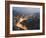 Panoramic Night View of the City, Sarajevo, Bosnia, Bosnia-Herzegovina, Europe-Christian Kober-Framed Photographic Print