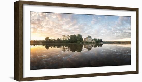 Panoramic of Abbaye Paimpont in Brittany-Philippe Manguin-Framed Photographic Print