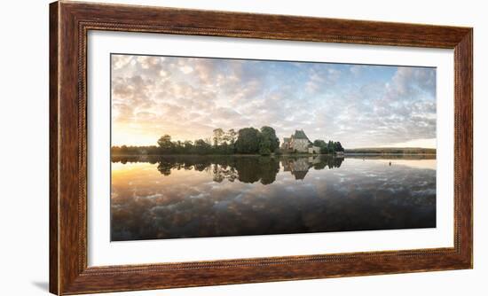 Panoramic of Abbaye Paimpont in Brittany-Philippe Manguin-Framed Photographic Print