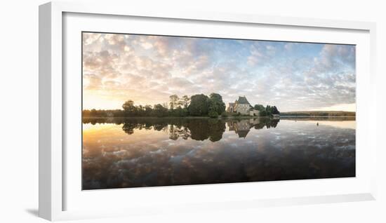 Panoramic of Abbaye Paimpont in Brittany-Philippe Manguin-Framed Photographic Print