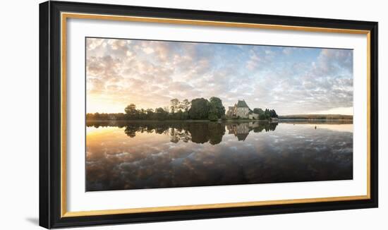 Panoramic of Abbaye Paimpont in Brittany-Philippe Manguin-Framed Photographic Print