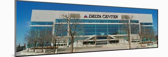 Panoramic of Delta Center building, Salt Lake City, UT-null-Mounted Photographic Print
