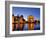 Panoramic of the Palace of Fine Arts at Dusk in San Francisco, California, Usa-Chuck Haney-Framed Photographic Print