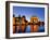 Panoramic of the Palace of Fine Arts at Dusk in San Francisco, California, Usa-Chuck Haney-Framed Photographic Print