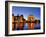 Panoramic of the Palace of Fine Arts at Dusk in San Francisco, California, Usa-Chuck Haney-Framed Photographic Print